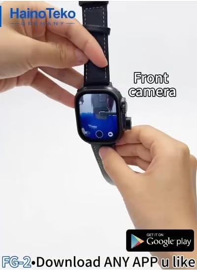 Haino teko germany fg-2 5g sim internet ve sosyal medya destekli kameralı android yazılım 49mm akıllı saat - A2N - KolayMagza