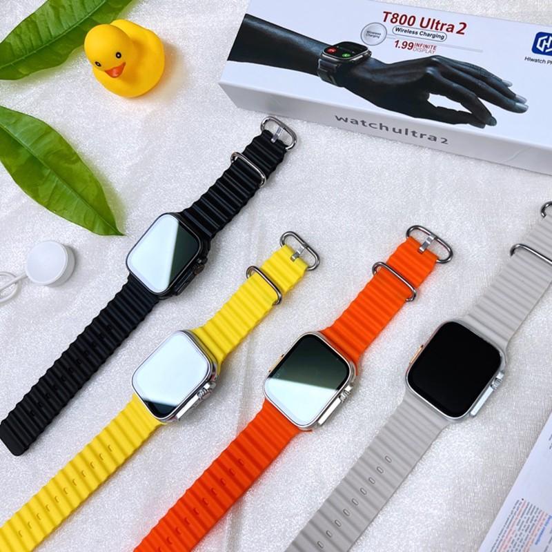 T800 ultra2 49mm 1.99” ekranlı akıllı saat – çift kordon, ios & android uyumlu - A2O