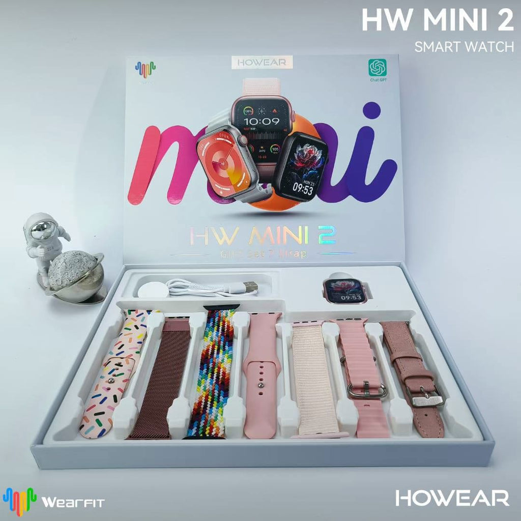 Hw mini2 41mm 1,75 inç chatgbt yapay zeka destekli 7 kordonlu akıllı saat - A2X
