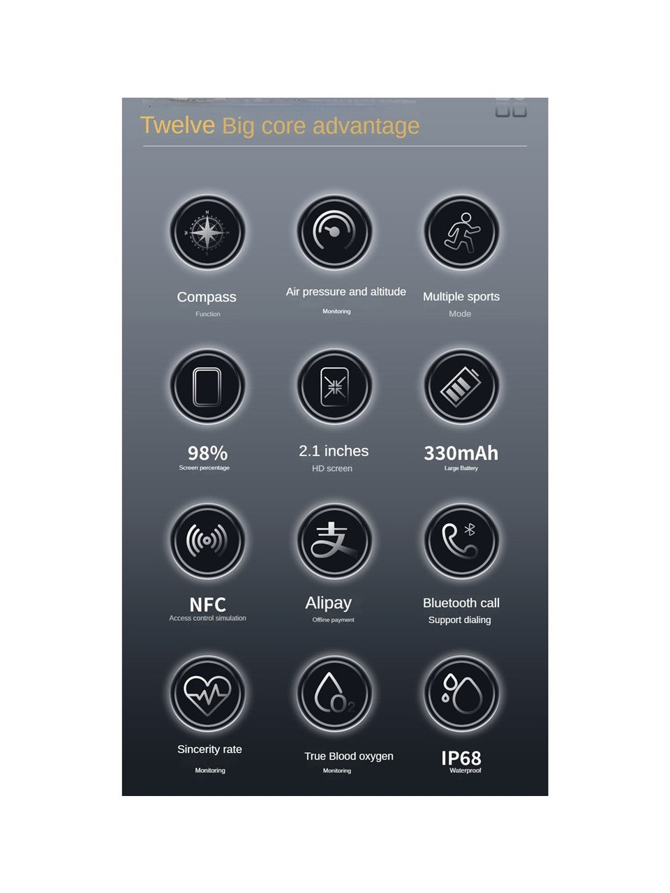 T11 tank 49mm 2.1” dayanıklı akıllı saat – ios & android uyumlu - A2A - KolayMagza