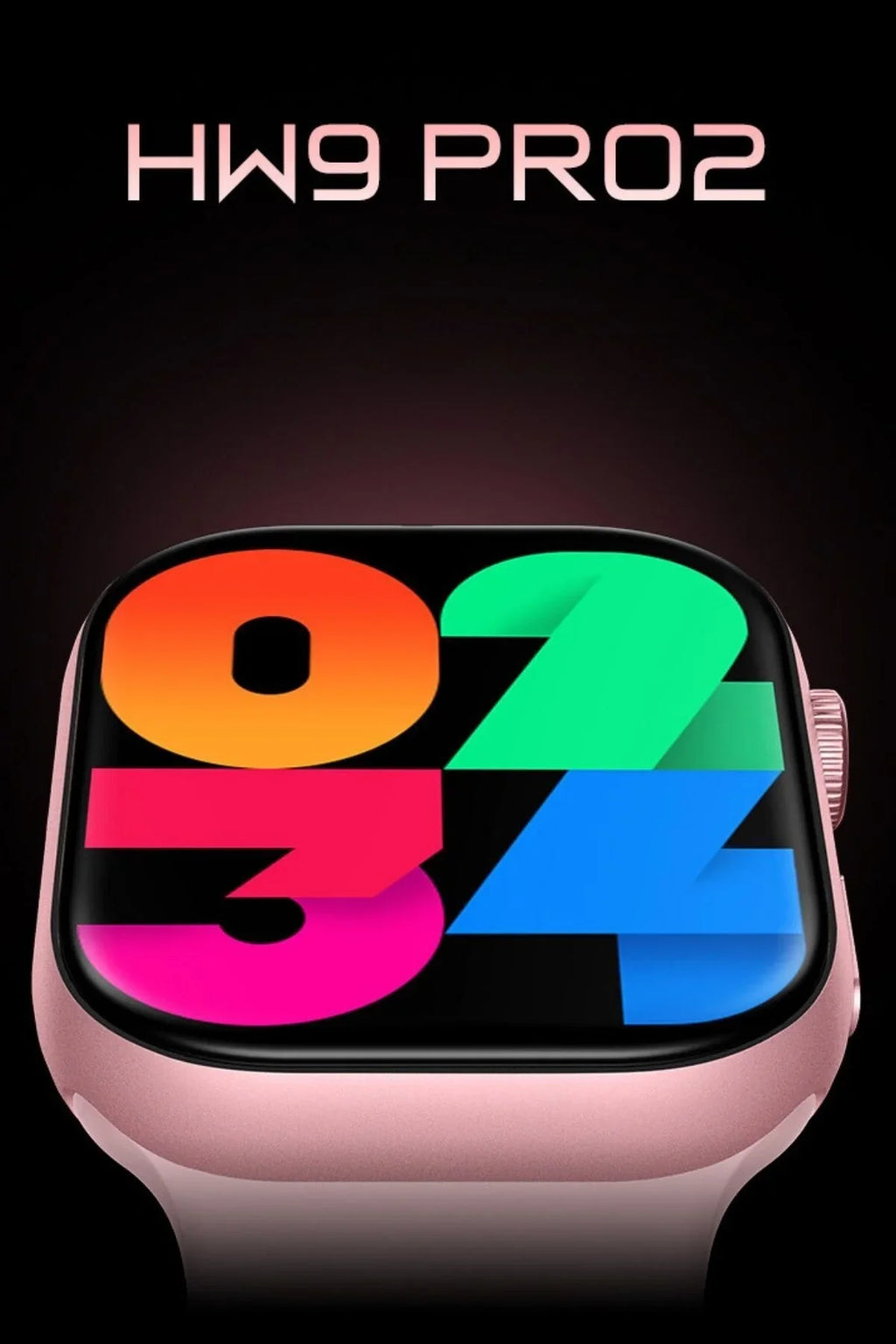 Hw9 pro2 amoled ekranlı 45mm anahtarlık hediyeli ios android uyumlu akıllı saat - A3A