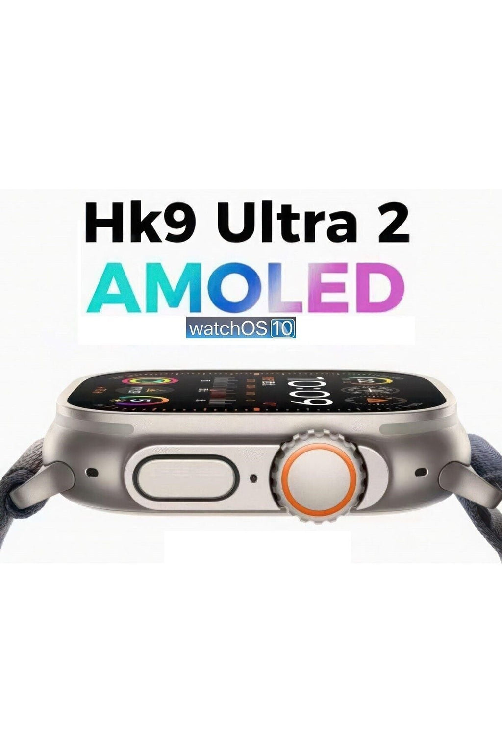 Hk9 ultra 2 49mm gpt yapay zekalı akıllı saat – çift kordon, ultra akıllı deneyim - A1W - KolayMagza