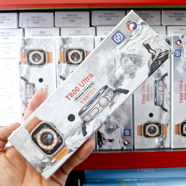 T800 ultra 49mm 1.99” ekranlı akıllı saat – çift kordon, ios & android uyumlu - A2B - KolayMagza