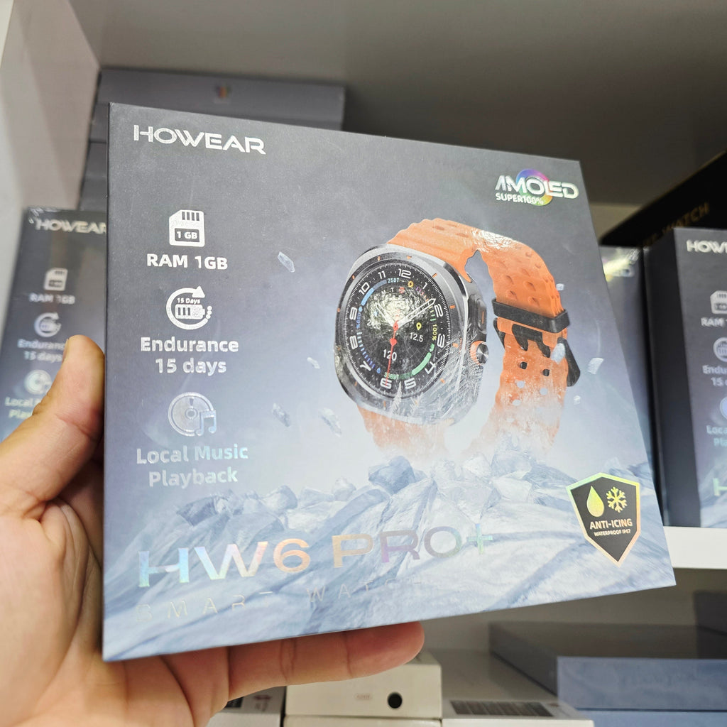 Hw6 pro plus amoled ekranlı 1gb ram 3 kordonlu ios android uyumlu akıllı saat - A2V