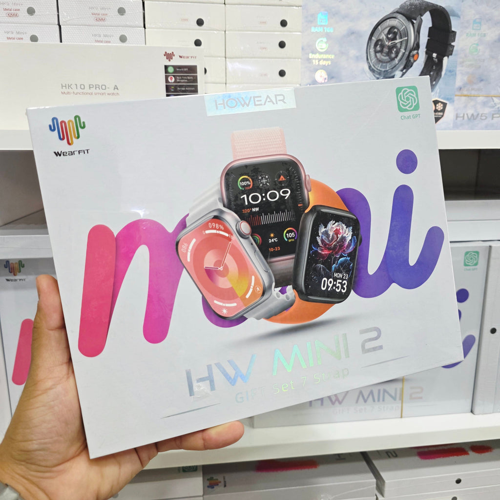 Hw mini2 41mm 1,75 inç chatgbt yapay zeka destekli 7 kordonlu akıllı saat - A2X