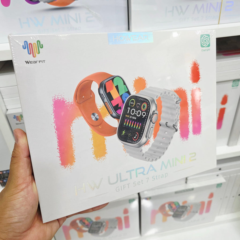 Hw ultra mini 2 41mm 1,75inç ekranlı 7 kordonlu ios android uyumlu akıllı saat - A2Y