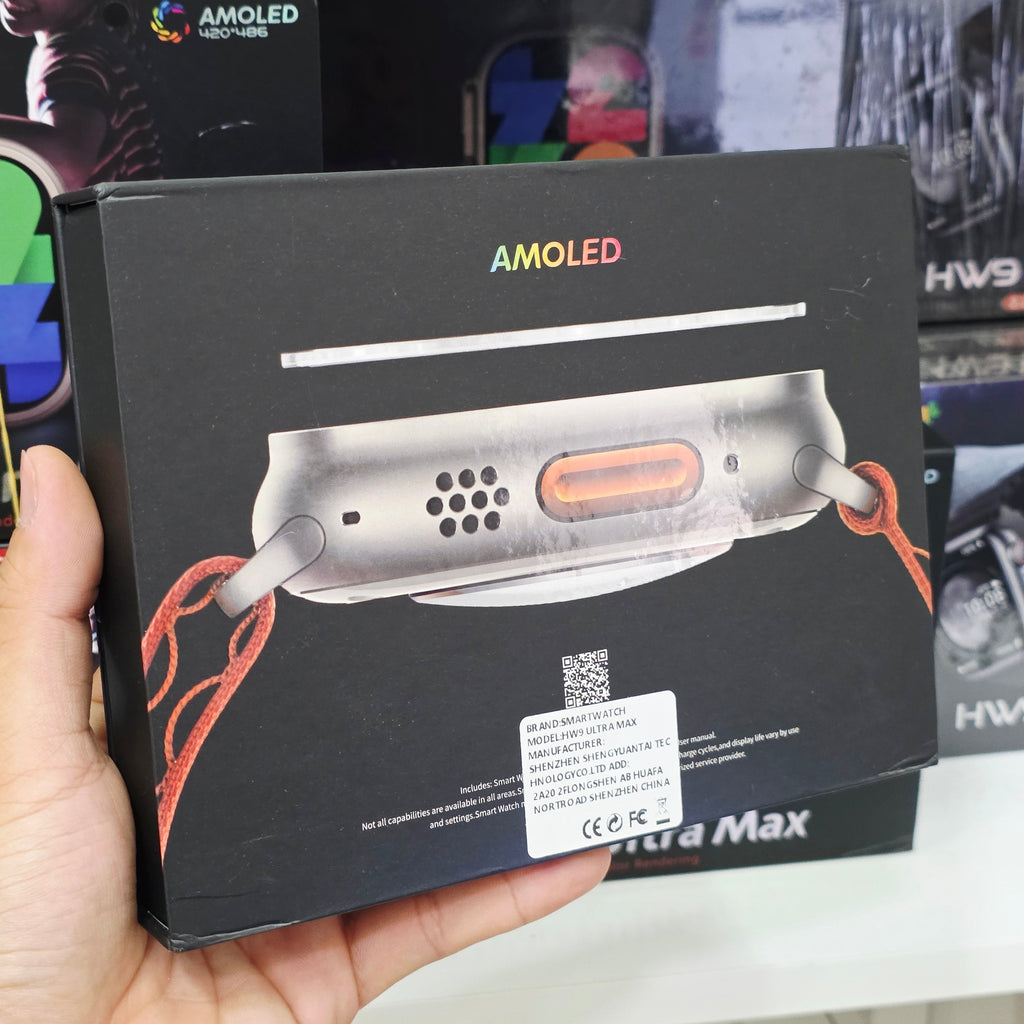 Hw ultra max 49mm amoled ekranlı 2,2 inç ios android uyumlu akıllı saat - A3D