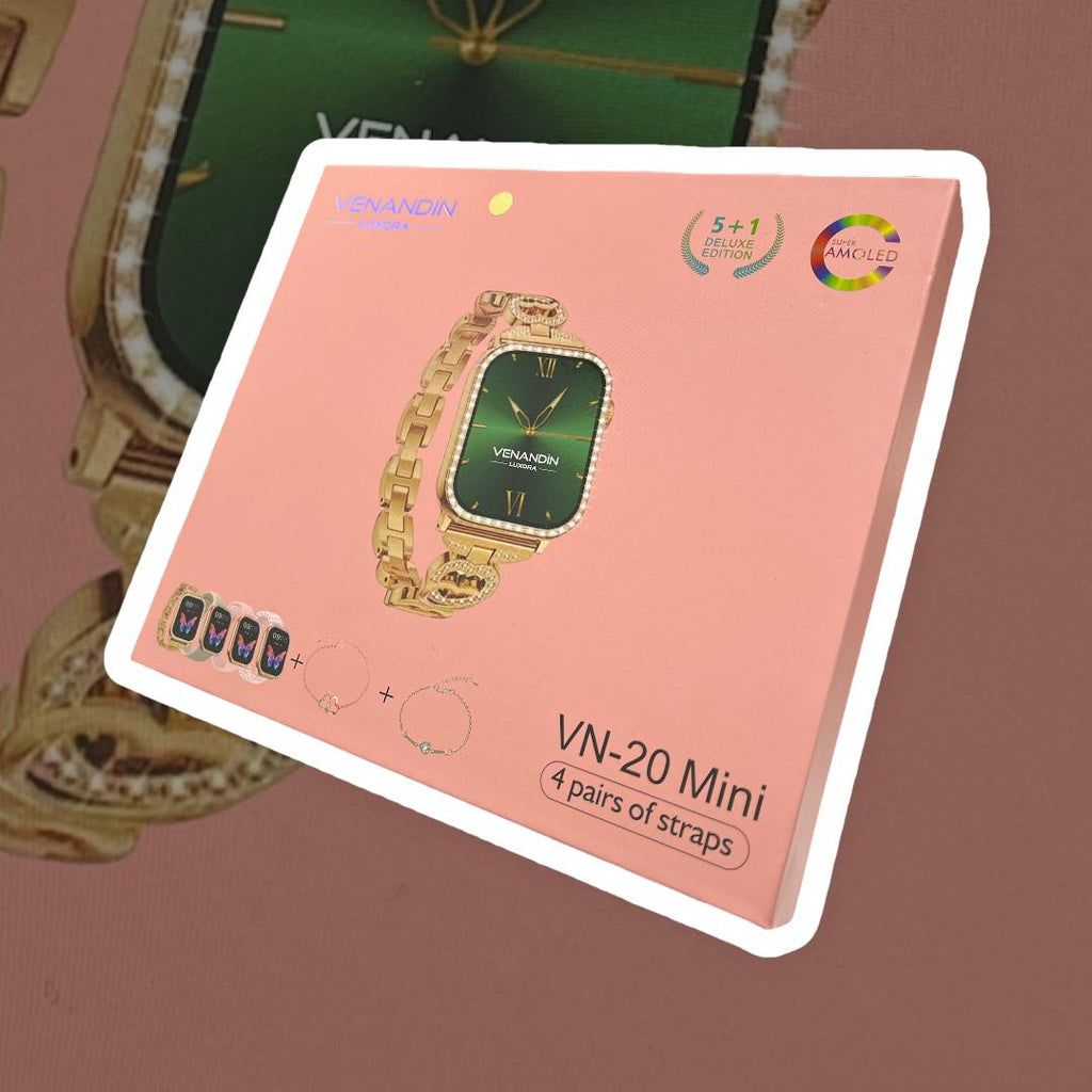 Venandin vn20 mini – 41mm amoled ekranlı, 4 kordon + bilezik hediyeli akıllı saat kolaymagza ,klolay magza, km , km tech, km technology, toptan telefon aksesuarları, toptan, Kolaymagza, KolayMazga, KM technology, KM tech, toptan gsm, toptan ürünler, e-ticaret toptan, eminönü toptan, tahtakale, tahtakale toptan