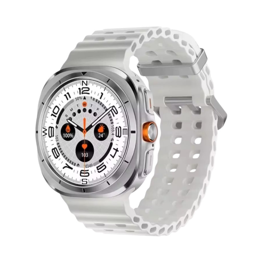 Hw6 pro plus amoled ekranlı 1gb ram 3 kordonlu ios android uyumlu akıllı saat - A2V