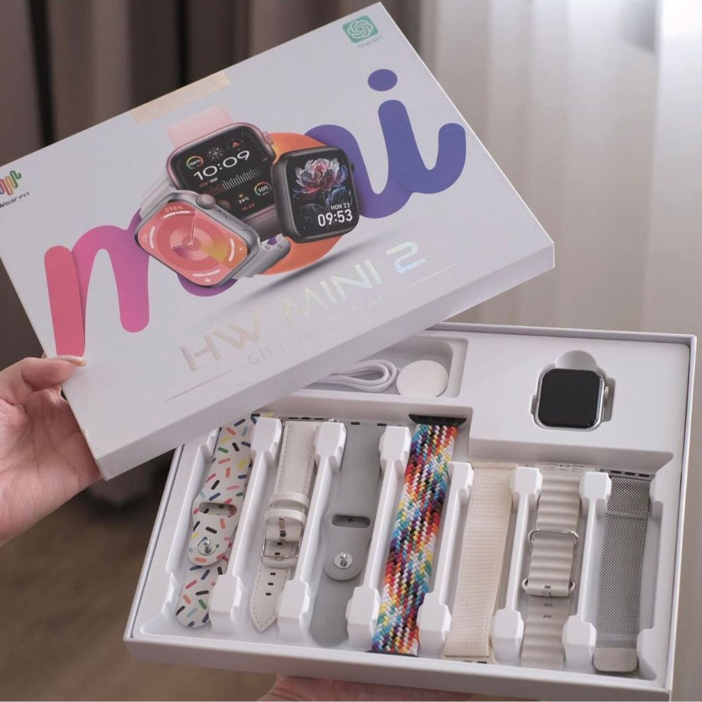 Hw mini2 41mm 1,75 inç chatgbt yapay zeka destekli 7 kordonlu akıllı saat - A2X