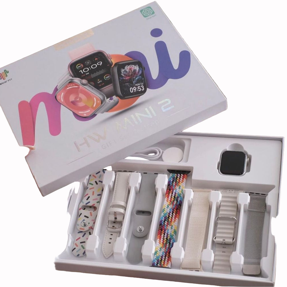 Hw mini2 41mm 1,75 inç chatgbt yapay zeka destekli 7 kordonlu akıllı saat - A2X