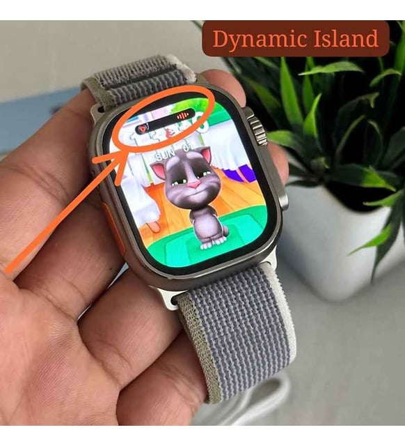 Hw69 ulta2 49mm 2,1 inç amoled ekranlı ios android uyumlu akıllı saat - A3B