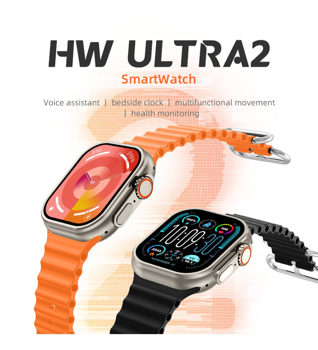 Hw ultra max 49mm amoled ekranlı 2,2 inç ios android uyumlu akıllı saat - A3D
