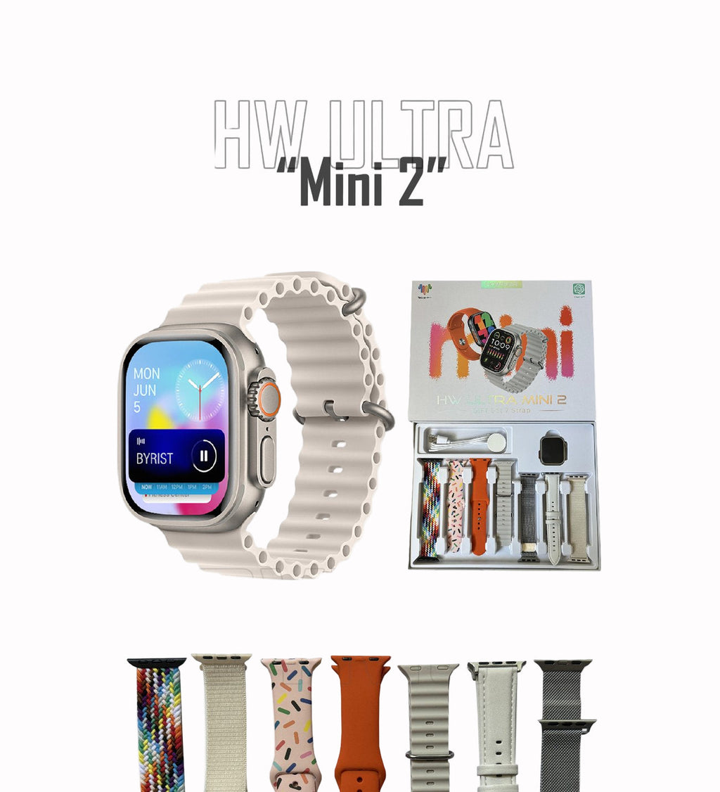 Hw mini2 41mm 1,75 inç chatgbt yapay zeka destekli 7 kordonlu akıllı saat - A2X