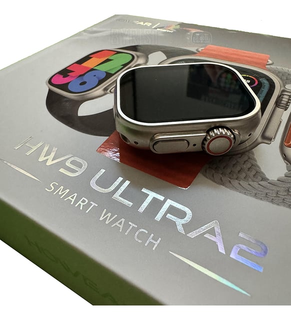 Hw9 ultra2 49mm amoled ekranlı 3 kordonlu ios android uyumlu akıllı saat - A2Z