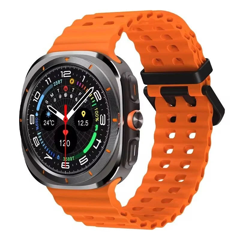 Hw6 pro plus amoled ekranlı 1gb ram 3 kordonlu ios android uyumlu akıllı saat - A2V