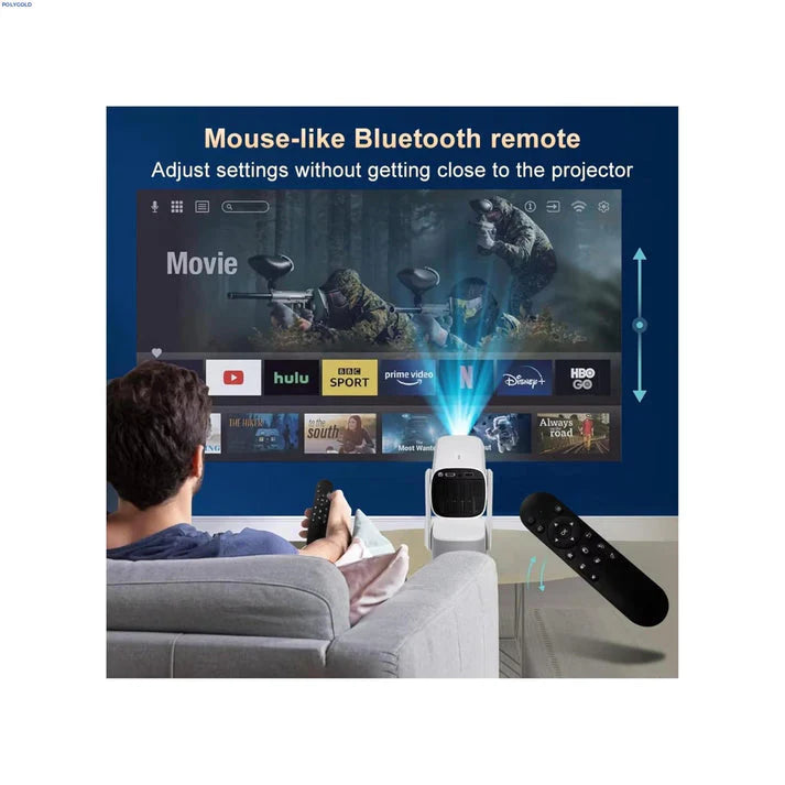 K2 Smart Projector – Android 11 işletim sistemli, Bluetooth 5.2 destekli taşınabilir projektör