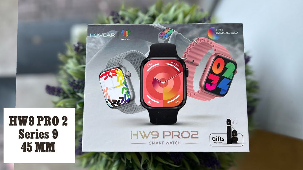 Hw9 pro2 amoled ekranlı 45mm anahtarlık hediyeli ios android uyumlu akıllı saat - A3A