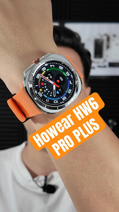 Hw6 pro plus amoled ekranlı 1gb ram 3 kordonlu ios android uyumlu akıllı saat - A2V