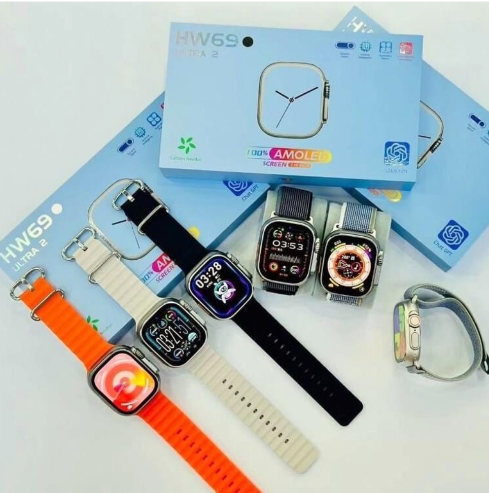 Hw69 ulta2 49mm 2,1 inç amoled ekranlı ios android uyumlu akıllı saat - A3B