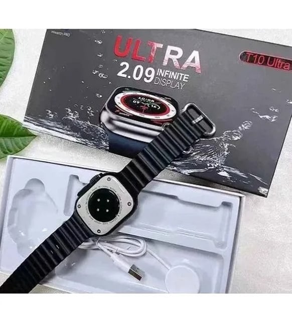 T10 ultra 49mm 2.09” ekranlı akıllı saat – çift kordon, ios & android uyumlu - A1X - KolayMagza
